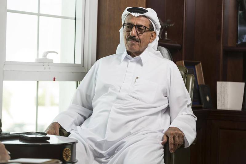 Khalaf Al Habtoor, the chairman of Al Habtoor Group, urges developers not to take money from buyers. Antonie Robertson / The National  