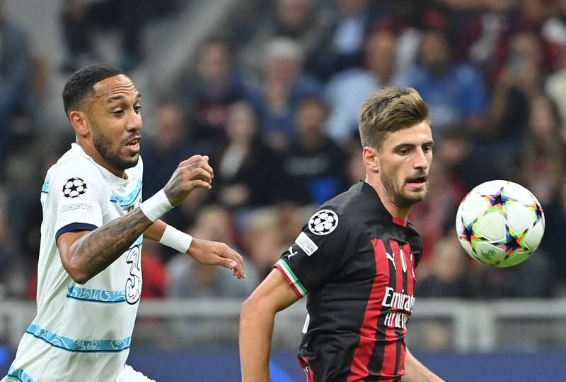 Matteo Gabbia 5: Fine work in opening 10 minutes to cut out ball over top of defence with Aubameyang lurking. Booked for brainless shove on Mount later in half and lucky not become second player to see red for foul on James later in half. AFP