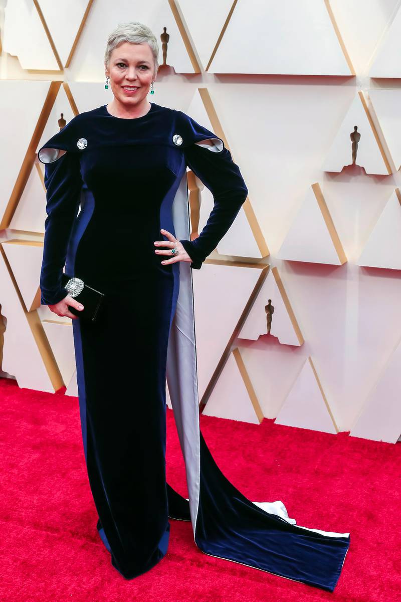 Olivia Colman in custom Stella McCartney for the 92nd annual Academy Awards ceremony at the Dolby Theatre in Hollywood, California, USA, 09 February 2020. EPA
