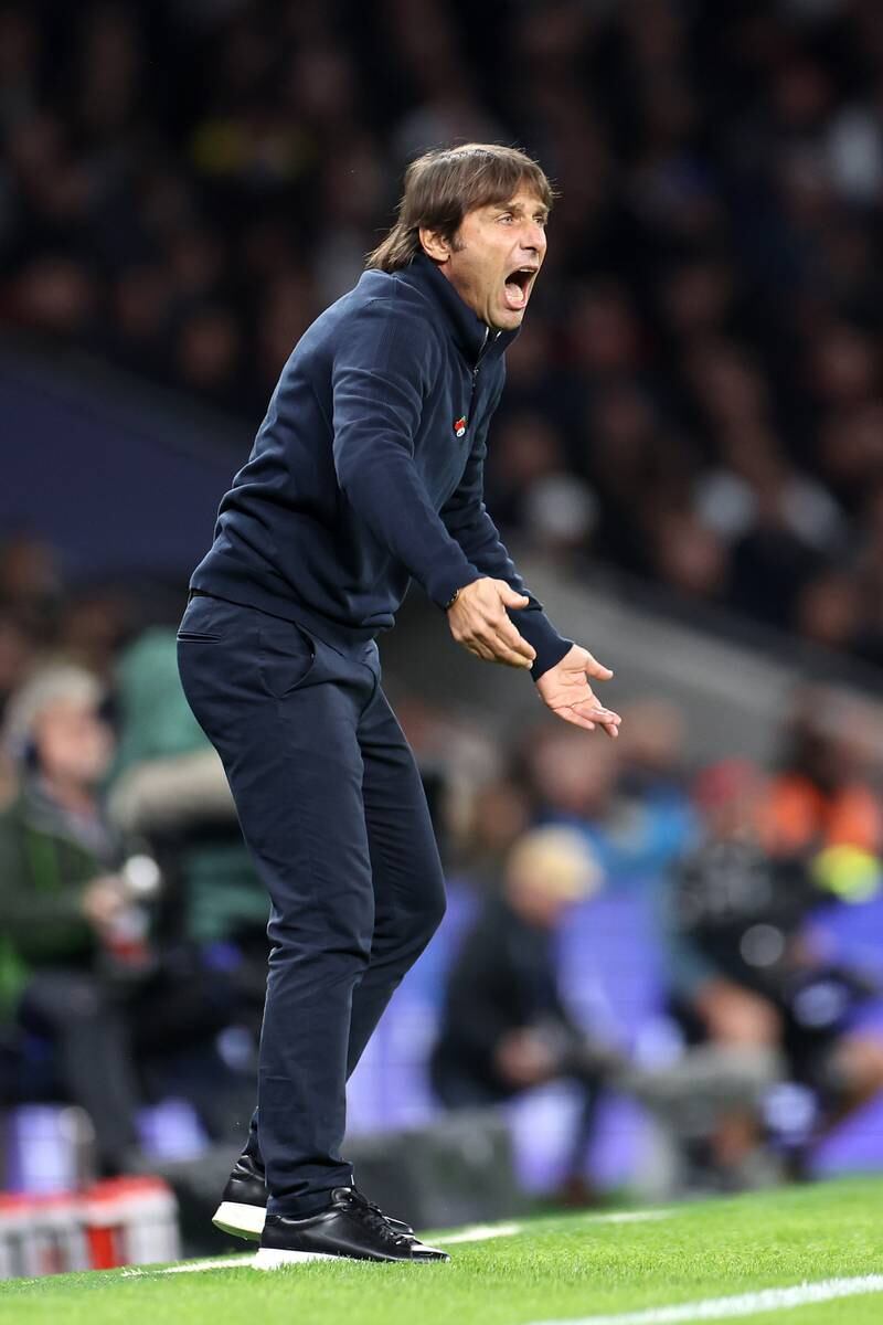 Tottenham Hotspur manager Antonio Conte. Getty 