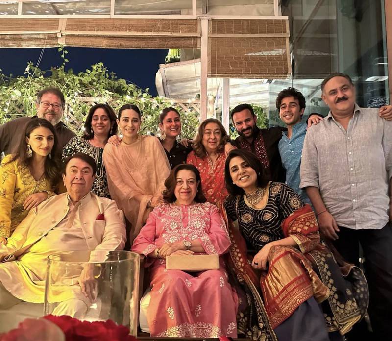 The Kapoor family. Photo: Instagram / kareenkapoorkhan