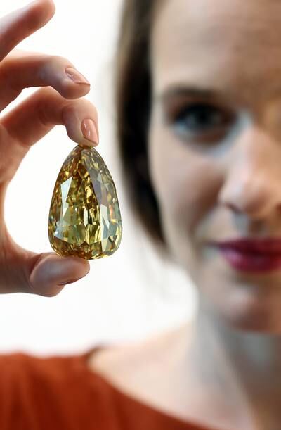Tiffany Unveils Polished from Canada's Largest Yellow Rough
