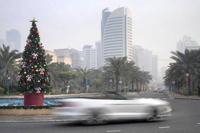 DUBAI, UNITED ARAB EMIRATES. 25 DECEMBER 2017. Christmas morning weather STANDALONE. (Photo: Antonie Robertson/The National) Journalist: None. Section: National.