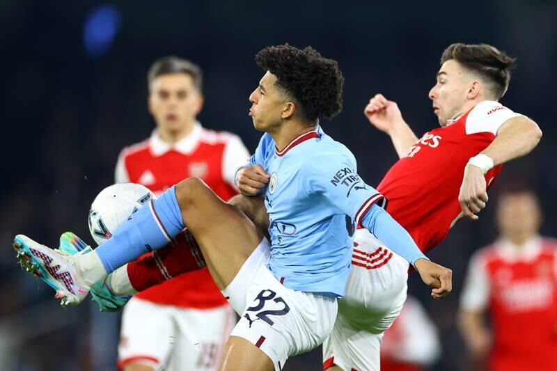 Rico Lewis - 6. The teenager was once again unfazed by the stage and showed why Pep Guardiola has so much faith in him. His positional changes did put City’s backline under pressure but never enough to see the side punished. Was replaced by Kyle Walker just before the hour. Getty
