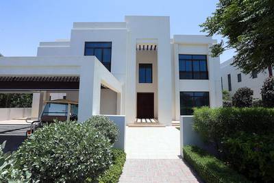 A villa in Mohammed Bin Rashid City, which accounted for 18.5 per cent of all Dubai villa sales in April 2021, according to Property Finder. Photo: Satish Kumar / The National