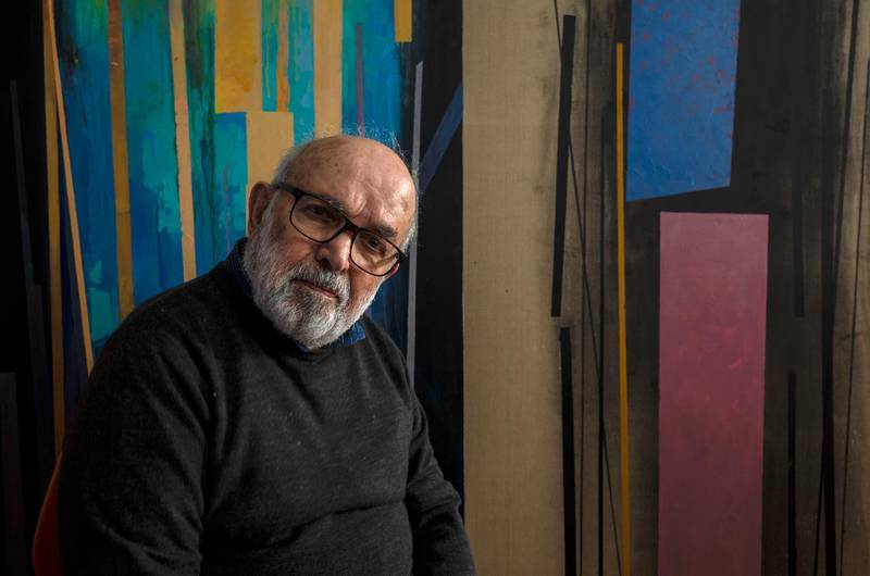 Iranian-Armenian painter and architect Edman O'Aivazian died aged 89 late last month from coronavirus-related causes. Photo by Arin O'Aivazian