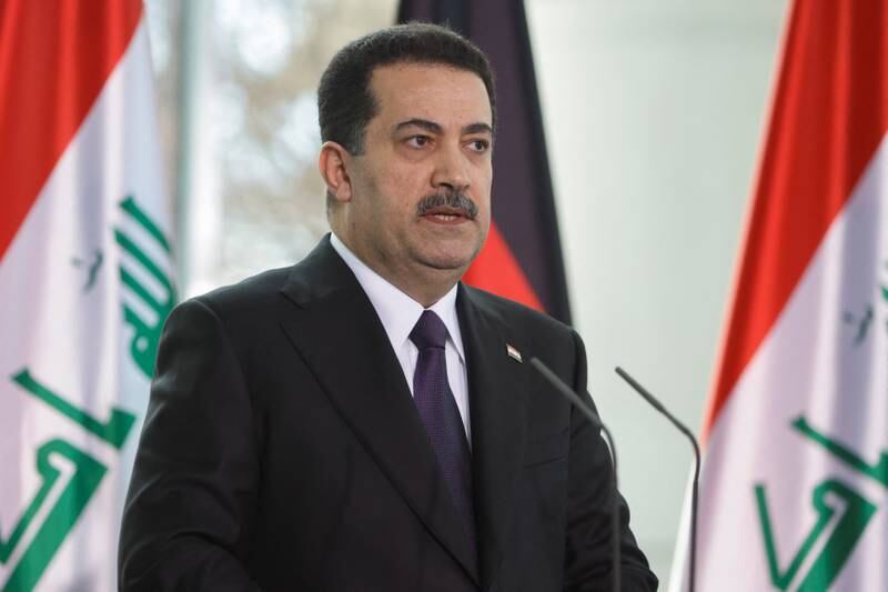 Iraqi Prime Minister Mohammed Shia Al Sudani. Reuters