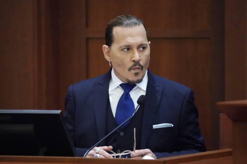 Depp was subjected to a gruelling cross-examination. AP