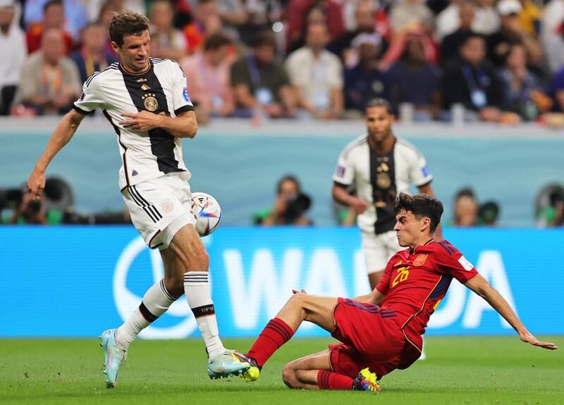 Pedri – 6. Struggled to get time on the ball in the first half. Tried to play Morata in on a night when Spain were brought back down to earth. EPA