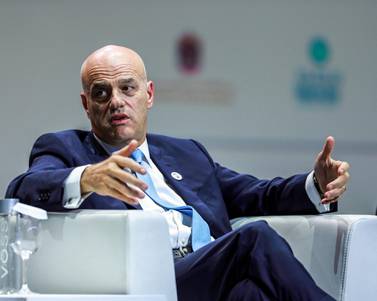 “These agreements mark for Eni another major step towards an organic growth in the UAE,” said Claudio Descalzi, the chief executive of Eni. Victor Besa / The National 