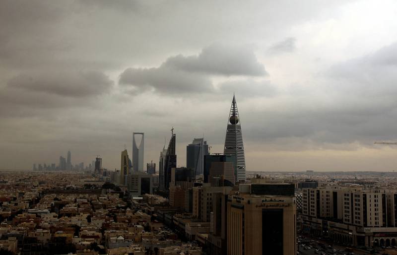 The Riyadh skyline. Saudi Arabia's economy grew 8.7 per cent in 2022. Reuters