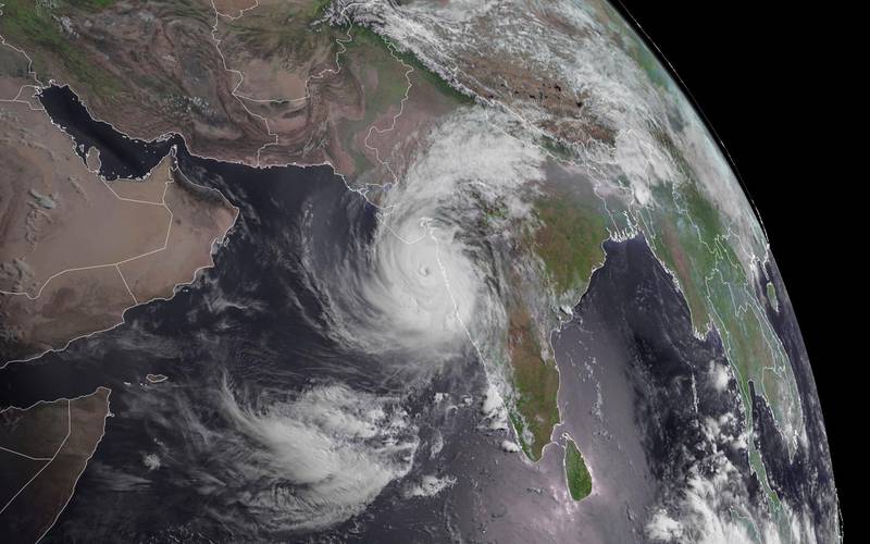 Cyclone Tauktae is moving northwards in parallel with India’s western coast, bringing heavy rain, thunderstorms and strong wind to several states, the country’s National Oceanic and Atmospheric Administration said. AFP