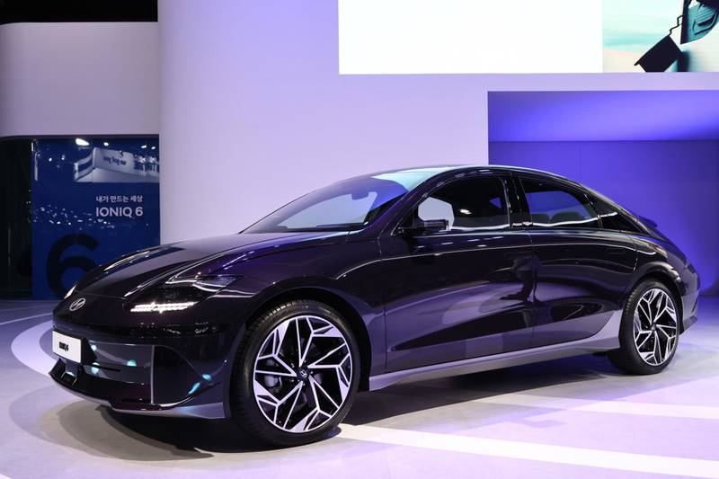 A Hyundai Ioniq 6 will challenge Tesla models. Bloomberg 