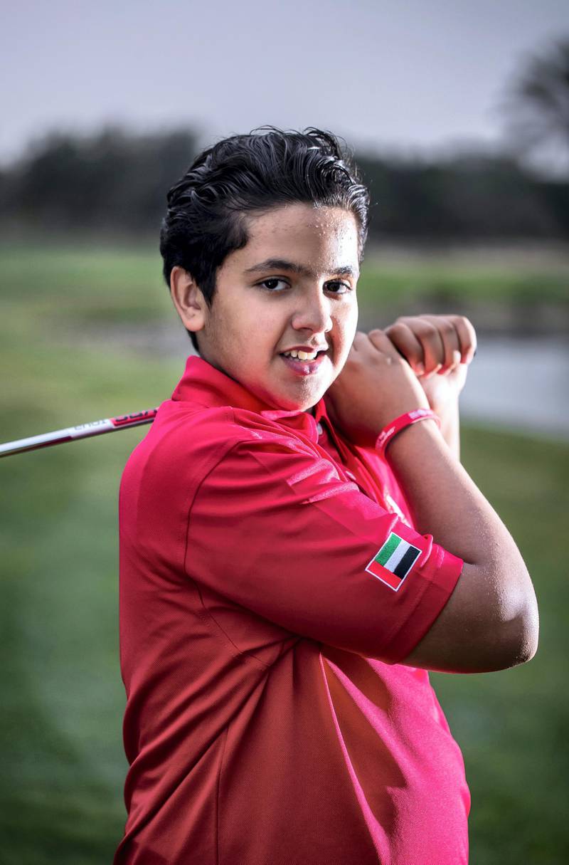NOT FOR GENERAL USE, FOR SPECIAL OLYMPICS PROJECT ONLYAbu Dhabi, United Arab Emirates, February 27, 2019.  -- Special Olympics Portraits.   Saif Al Qubaisi.Victor Besa/The NationalSection:  NAReporter: