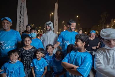 Hundreds of Abu Dhabi residents, including relatives and friends of autistic people of all ages, attended the community event, held in Abu Dhabi to mark World Autism Acceptance Month. All photos: Special Olympics UAE