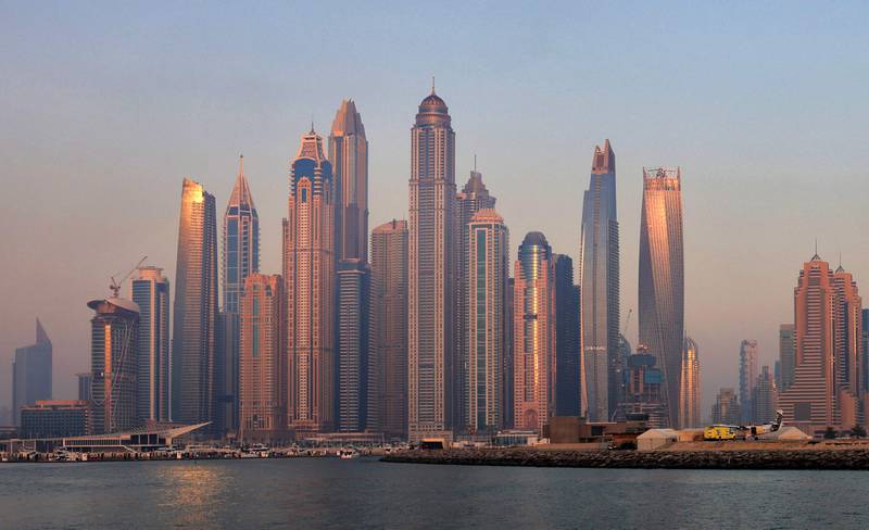 Dubai Marina remains the most popular destination in the emirate for those seeking luxury apartments, according to a report. AFP