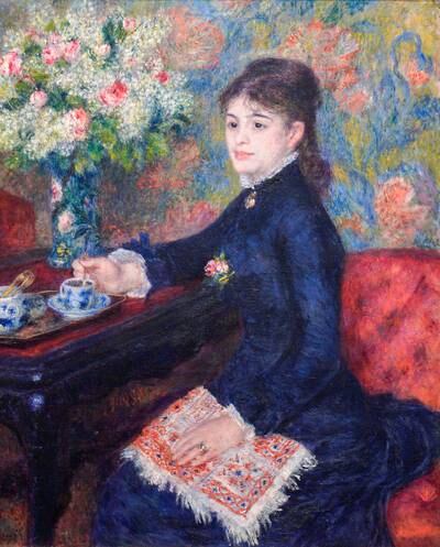 'The Cup of Chocolate' (1877-78), oil on canvas by Pierre-Auguste Renoir. Victor Besa / The National