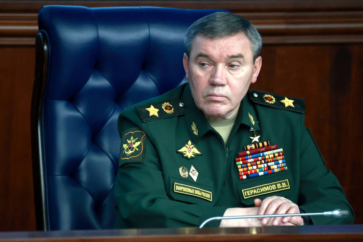 Valery Gerasimov a été nommé commandant du théâtre russe en Ukraine.  Reuter