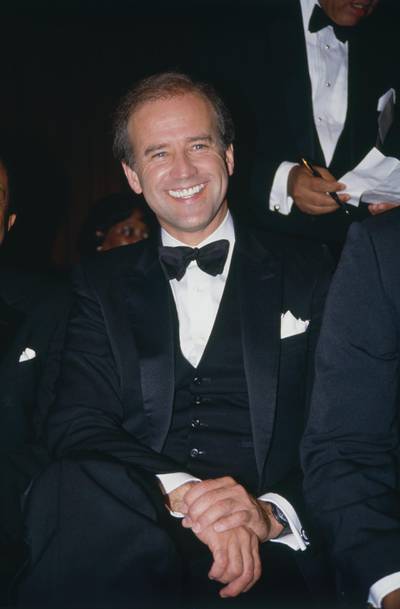 Le sÃ©nateur Joe Biden candidat Ã  la prÃ©sidence des Etats-Unis en 1987. (Photo by Rick Maiman/Sygma via Getty Images)