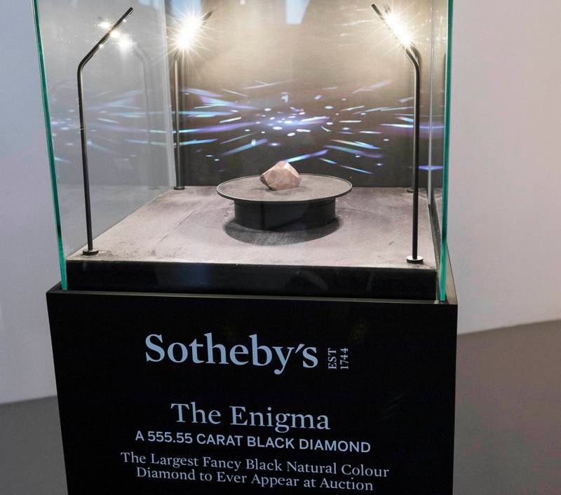It is the world’s largest Fancy Black Natural Colour diamond, as reported by Gubelin and the GIA.