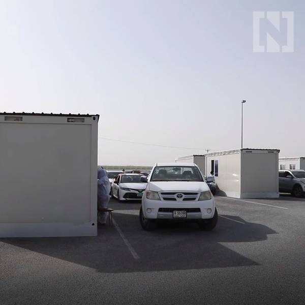Inside the new high-speed Covid-19 testing centre on the Dubai-Abu Dhabi border