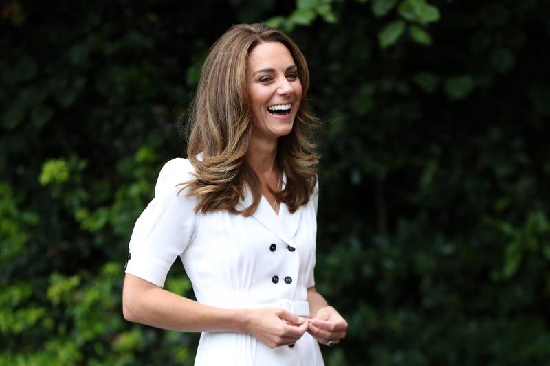 The royal also wore a white Suzannah London dress, which she wore to Wimbledon in 2019. Getty Images