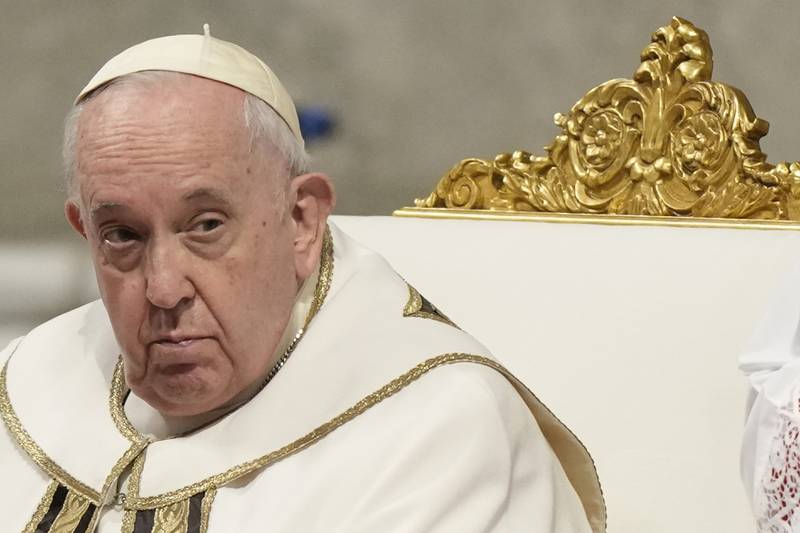 Pope Francis said Iran's use of the death sentence only fuels a thirst for revenge. AP