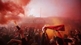 Liverpool fans set off flares in readiness for massive European night - in pictures