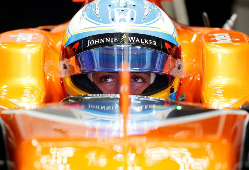 FILE PHOTO: Formula One F1 - Japanese Grand Prix 2017 - Suzuka Circuit, Japan - October 7, 2017. McLaren's Fernando Alonso of Spain during a practice. REUTERS/Toru Hanai/File Photo