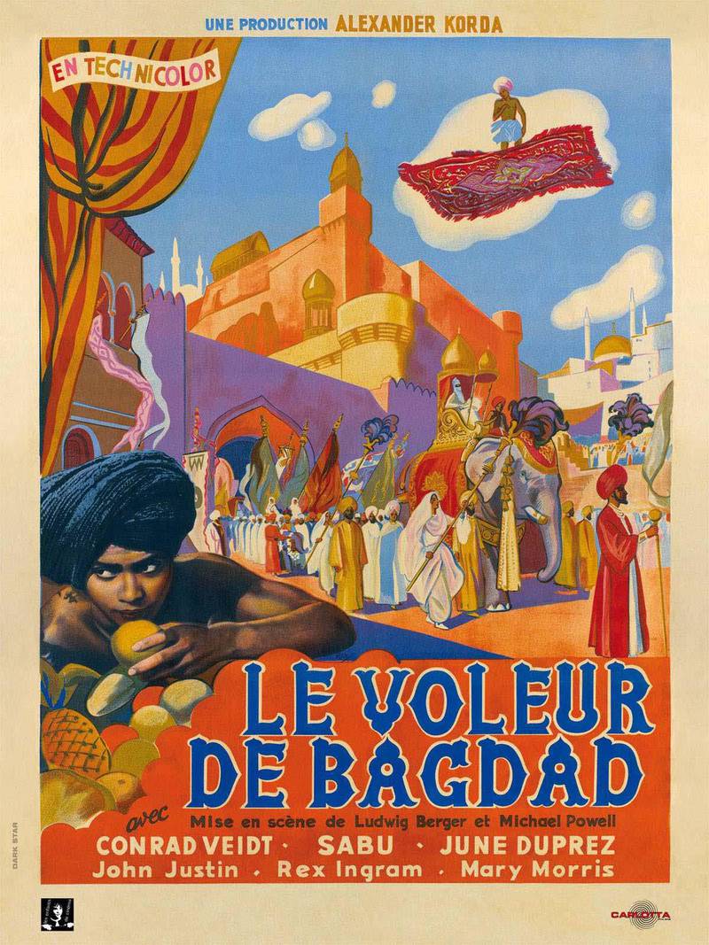 Poster of Le voleur de Bagdad. Courtesy Abboudi Abou Jaoude and Dar el-Nimer