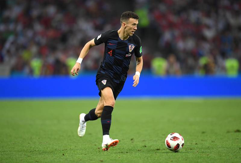 SOCHI, RUSSIA - JULY 07:  Ivan Perisic of Croatia runs with the ball during the 2018 FIFA World Cup Russia Quarter Final match between Russia and Croatia at Fisht Stadium on July 7, 2018 in Sochi, Russia.  (Photo by Shaun Botterill/Getty Images)