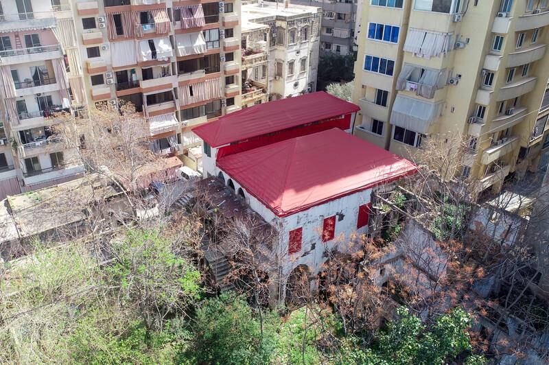 The red-tiled home within the Zaqak Al Blat neighbourhood of Beirut.