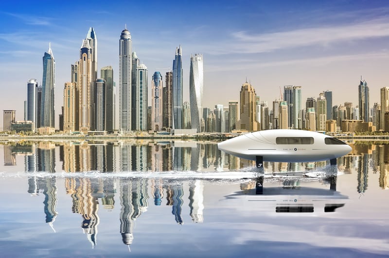 The world's first hydrogen-powered flying boat, ‘The Jet.  Dubai Media Office