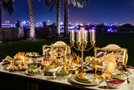 The Ramadan Hikayat Garden suhoor at Palazzo Versace Dubai. Photo: Palazzo Versace Dubai