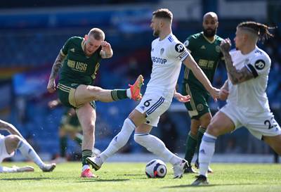 Liam Cooper – 6. The skipper had a solid afternoon. He didn’t have a great deal to do, but he won his aerial battles and showed composure and leadership, which helped Leeds over the line. Getty