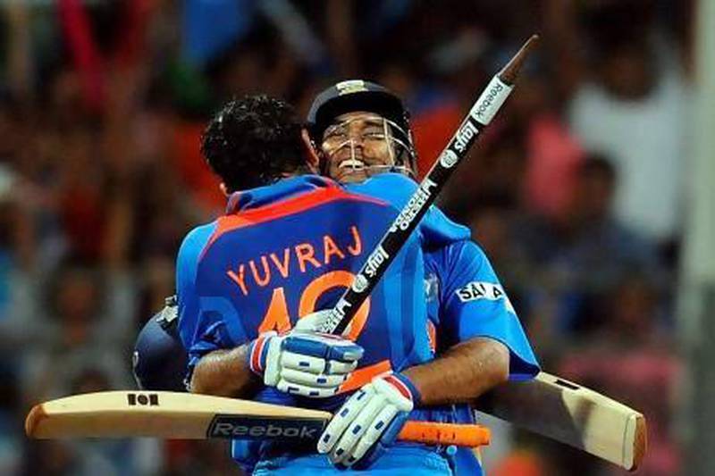MS Dhoni led India to victory in the 2011 World Cup and 2013 Champions Trophy. AFP