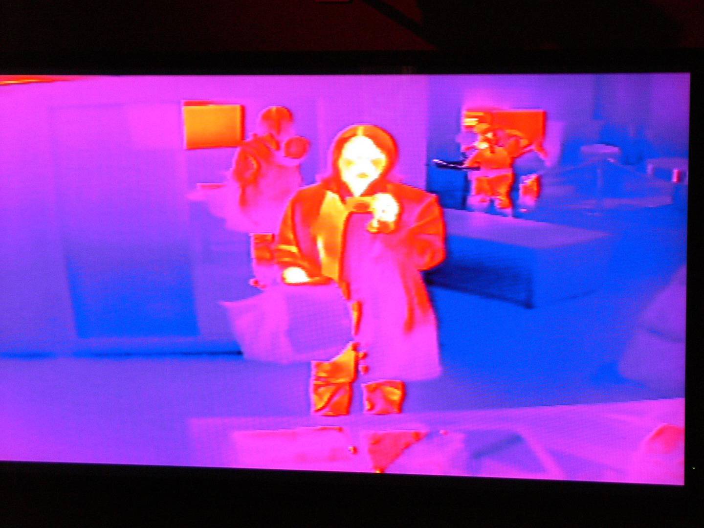 Thermal imaging sensors are being used at Abu Dhabi International Airport to scan transit and arriving passengers. Courtesy flickr / Heather Cowper