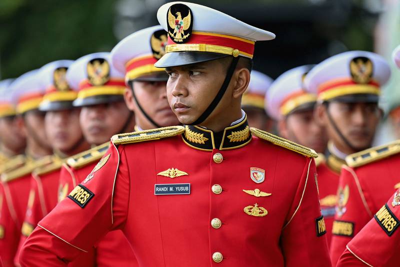 Indonesian military personnel. AFP