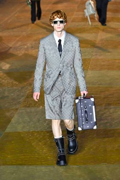 The Damier pattern was reworked across several looks