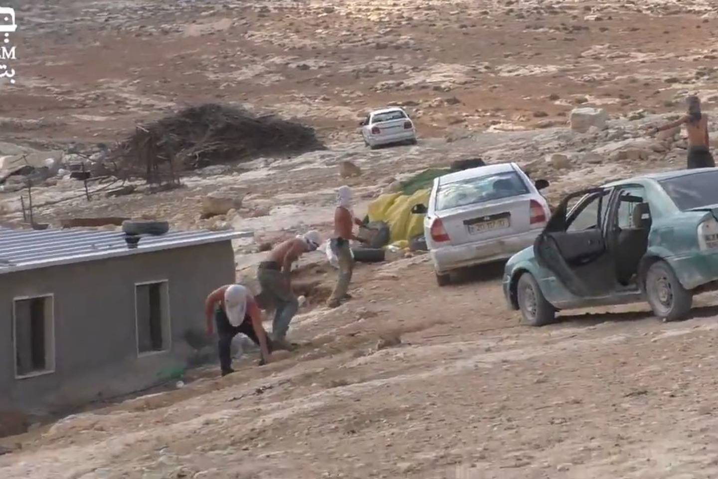 Masked Israeli settlers attack Palestinian village, wounding several including toddler