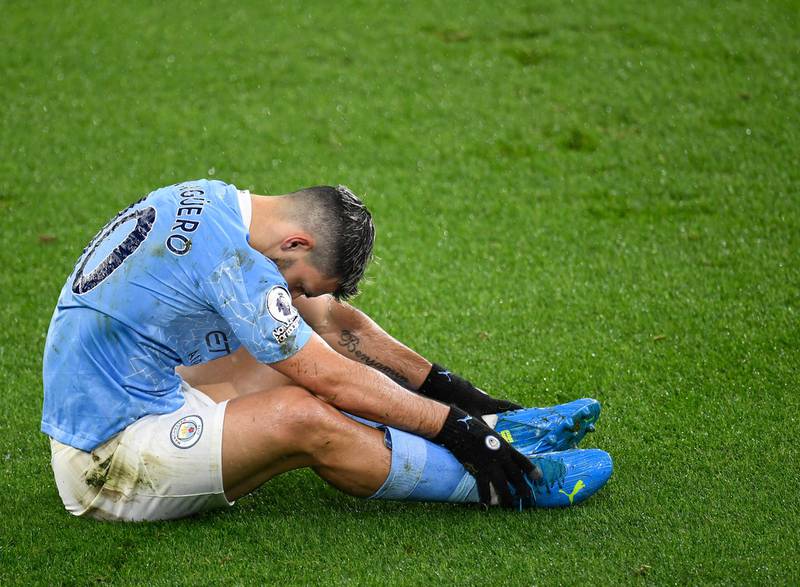SUB: Sergio Aguero (Torres, 77) N/A – Almost scored with his first touch when set up by Cancelo, but was denied by a superb save from Karl Darlow. EPA