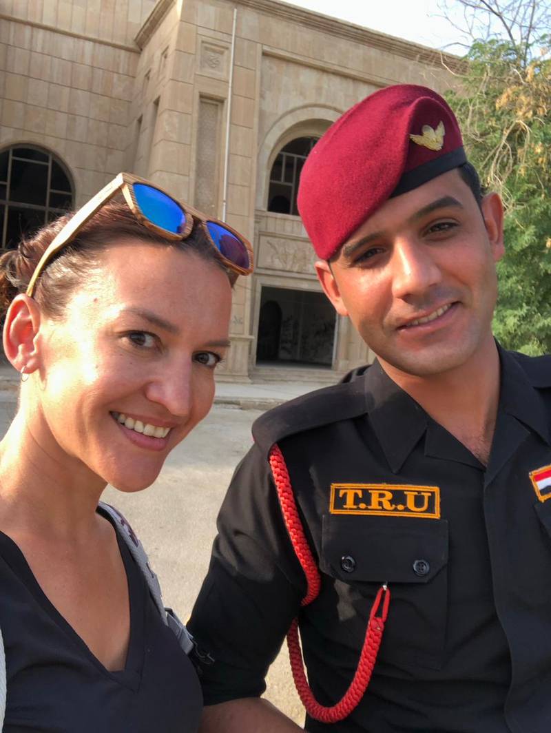 Liana Livingstone, an Australian living in the UAE, says she was not eligible for a US visa interview waiver because she had travelled to Iraq and Iran. Photo: Liana Livingstone