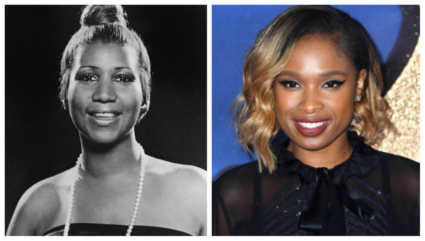 Aretha Franklin handpicked Oscar winner, Jennifer Hudson, to play her in her biopic 'Respect'. Getty Images