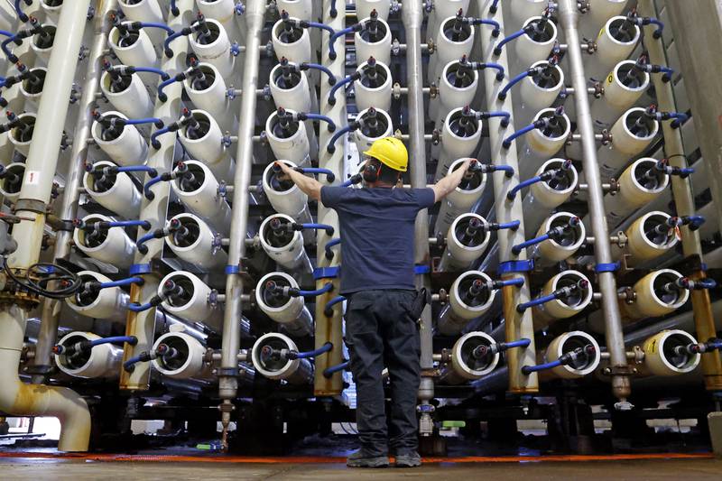 Israel has developed advanced desalination technology, which forecasters believe could lead the largely desert nation to become a net water exporter. AFP
