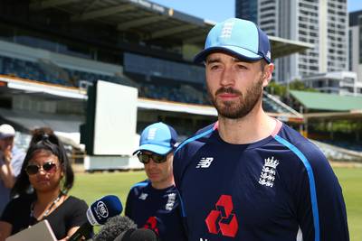 PERTH, AUSTRALIA - OCTOBER 31:  James Vince of England speaks to the media during an England media opportunity at the WACA on October 31, 2017 in Perth, Australia. England are in Perth ahead of their opening tour match.  (Photo by Paul Kane/Getty Images)