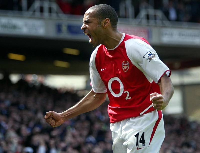 175 goals in 258 appearances: Thierry Henry (Arsenal). AFP