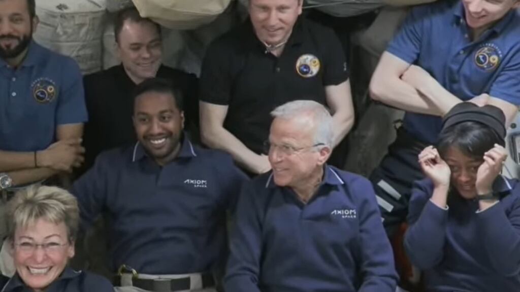 Rayyanah Barnawi bids emotional farewell to crew on space station
