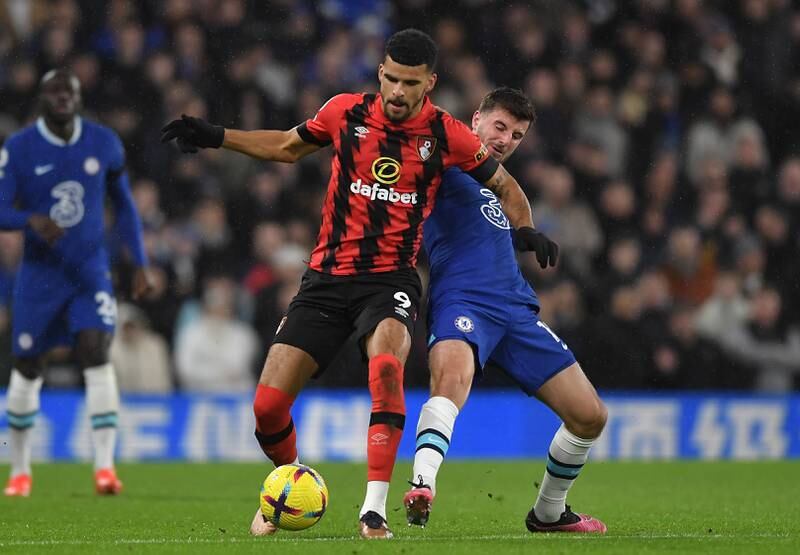 Dominic Solanke - 7. The former Blues striker made a brilliant burst forward to win a free-kick in the opening minute and continued to be very busy. Was unlucky that nothing came of him winning the ball back inside Chelsea’s box and to see his header go marginally wide.
EPA