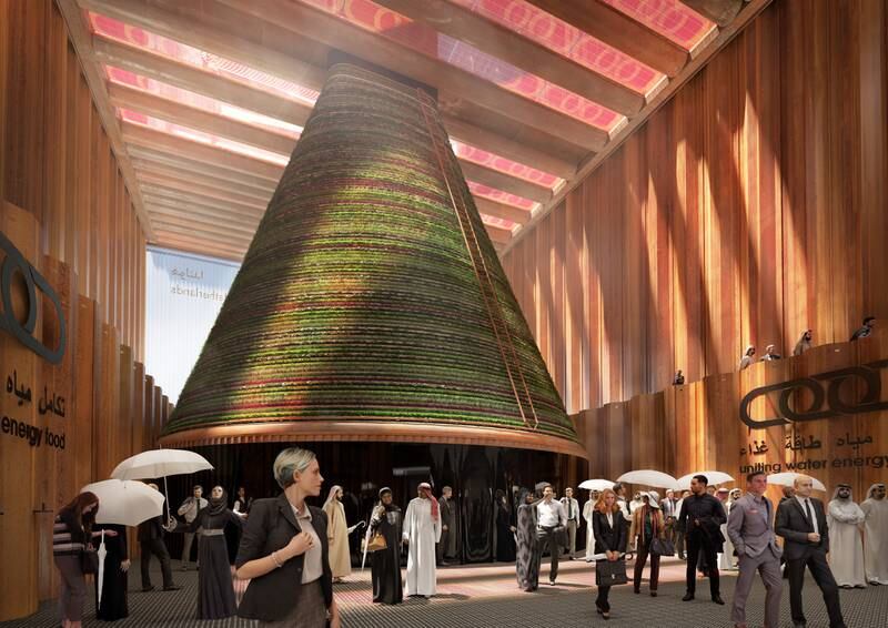 The pavilion will be made from locally available construction materials to minimise transportation. Photo: Netherlands Pavilion at Expo 2020 Dubai